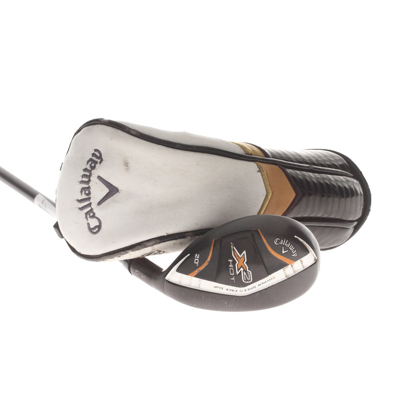 Callaway X2 Hot Pro Graphite Mens Right Hand 4 Hybrid 20* Stiff - Aldila Tour 75