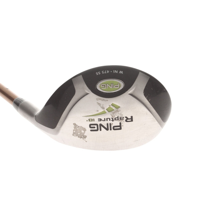 Ping Rapture Graphite Mens Right Hand 3 Hybrid 18* Regular - Aldila NVS 85