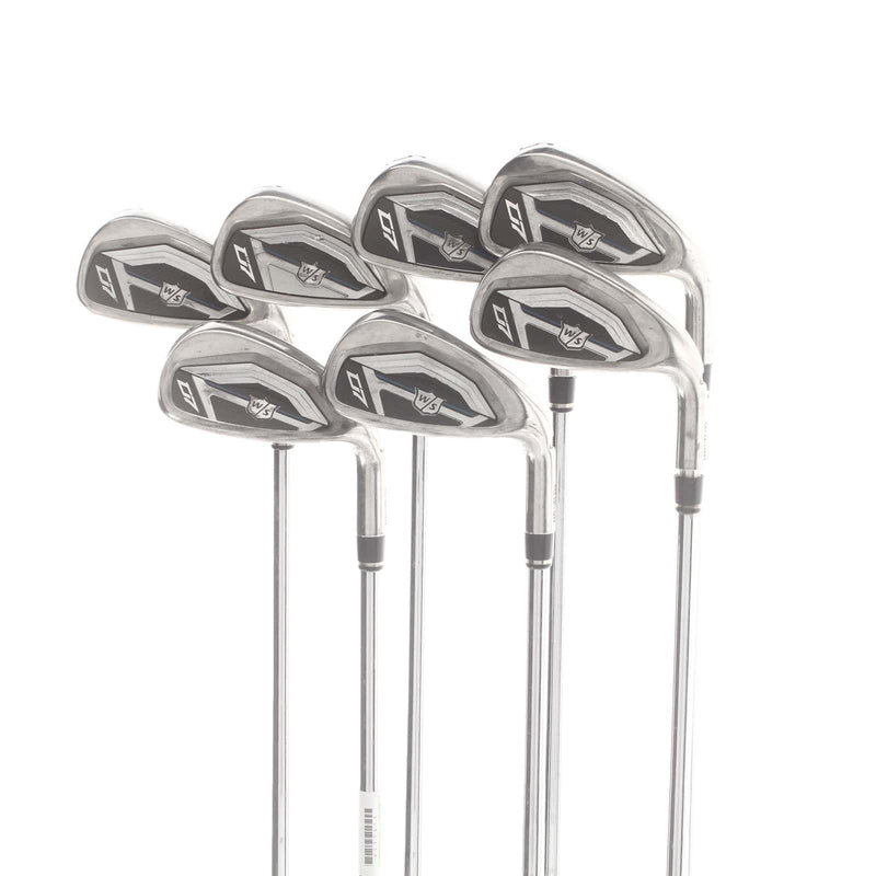Wilson D7 Steel Mens Right Hand Irons 5-GW Regular - KBS Tour 105