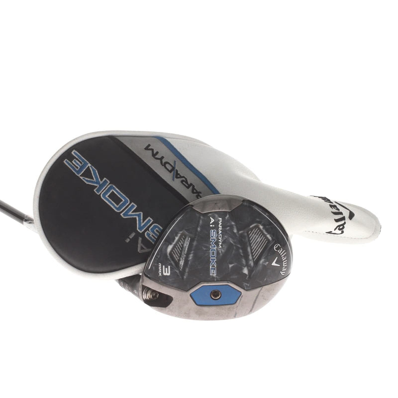Callaway Paradym Ai Smoke Max Graphite Mens Right Hand Fairway 3 Wood 15* Stiff - Mitsubishi Chemical Tensei AV Series Blue 65