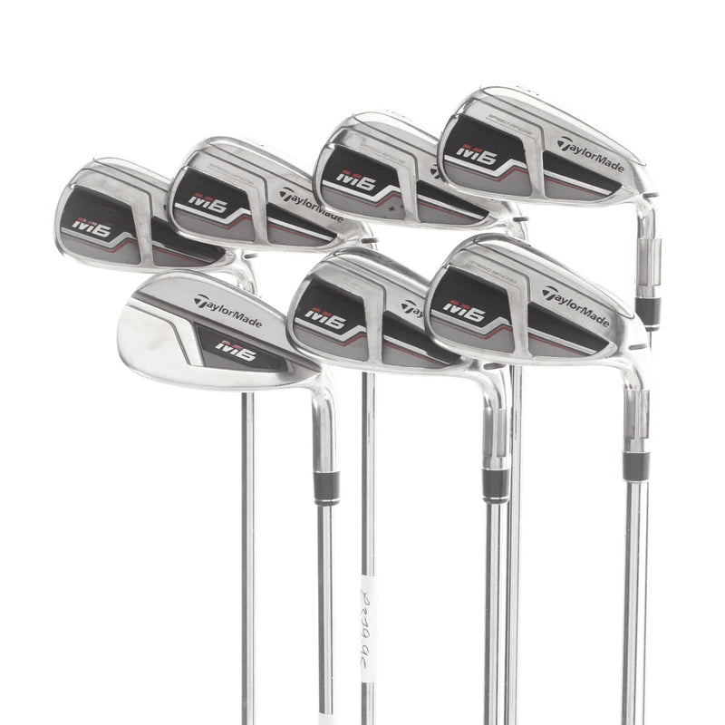 TaylorMade M6 Steel Mens Right Hand Irons 5-SW Regular - KBS Max MT 85