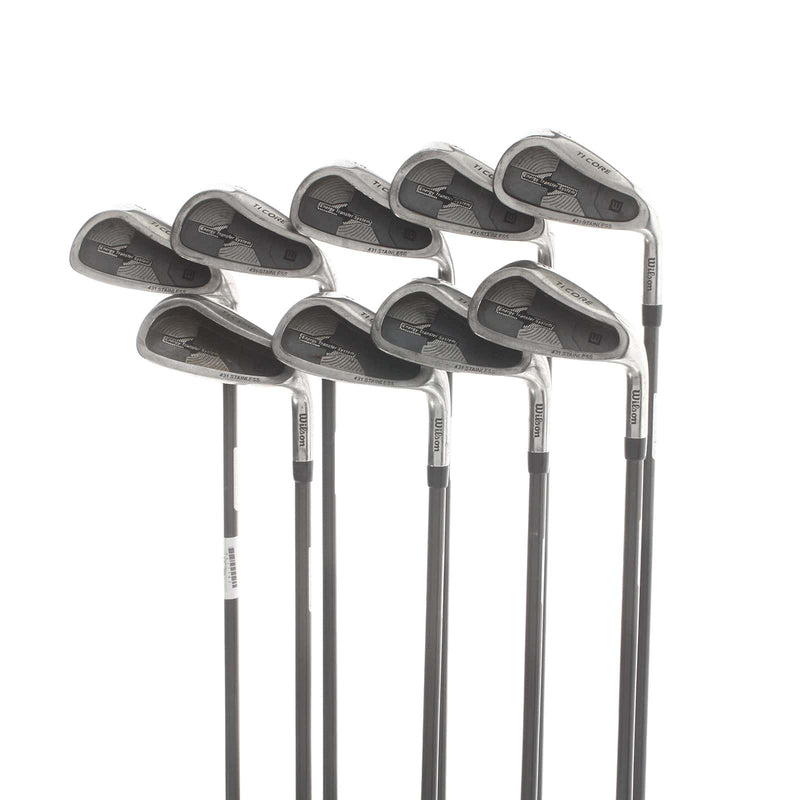 Wilson Ti Core Graphite Mens Right Hand Irons 3-SW Regular - Wilson