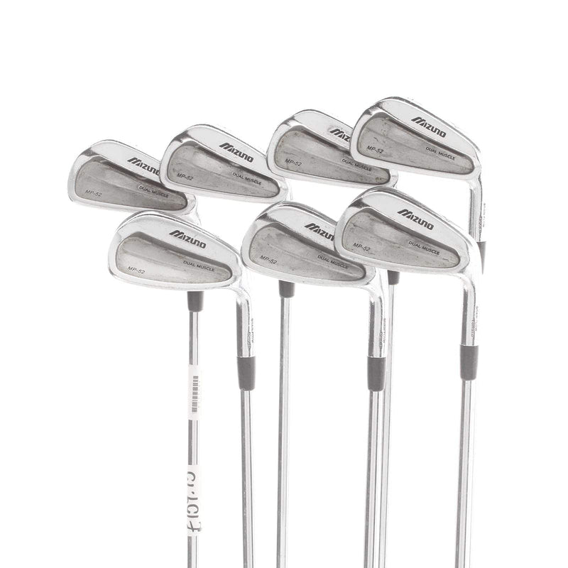 Mizuno MP-52 Steel Mens Right Hand Irons 4-PW Extra Stiff - Dynamic Gold XP