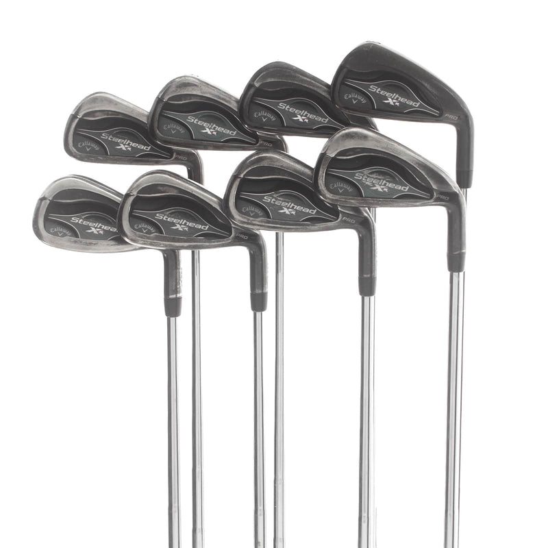 Callaway Steelhead XR Pro Steel Mens Right Hand Irons 3-PW Stiff - Dynamic Gold SL