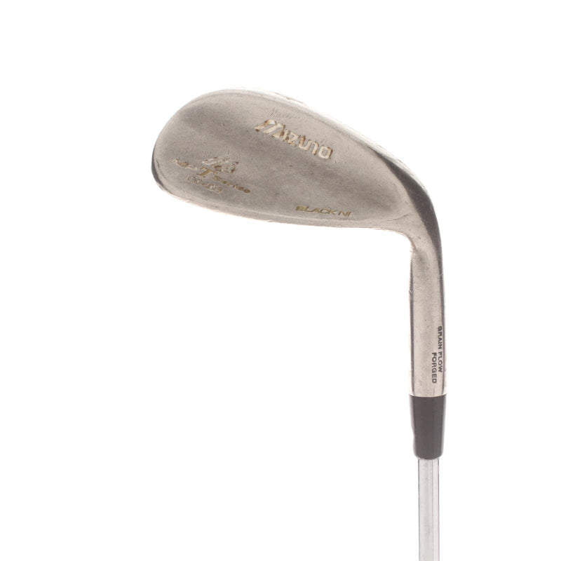 Mizuno MP T-Series Black Ni Steel Mens Right Hand Lob Wedge 60* 8 Bounce Stiff - Dynamic Gold