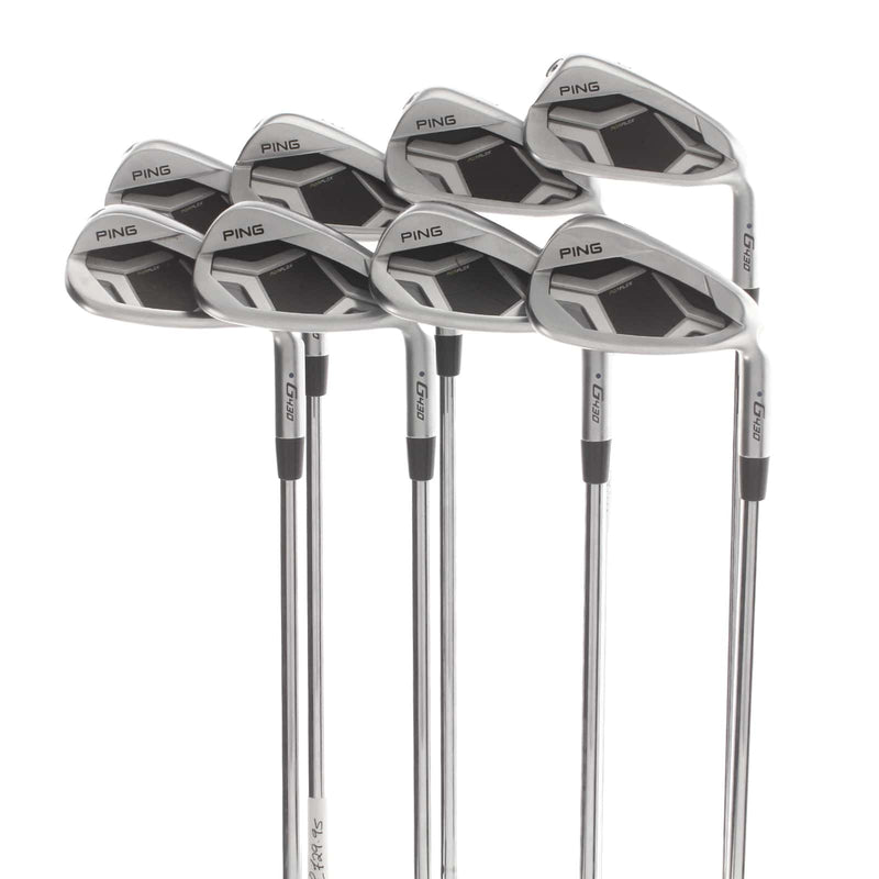 Ping G430 Steel Mens Right Hand Irons 6-SW+GW+AW Blue Dot 1* Upright Regular - Ping AWT 2.0