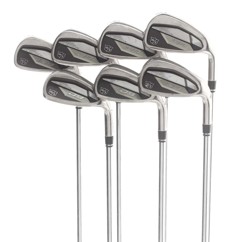 Wilson D9 Steel Mens Right Hand Irons 5-SW Regular - KBS Max Ultralite