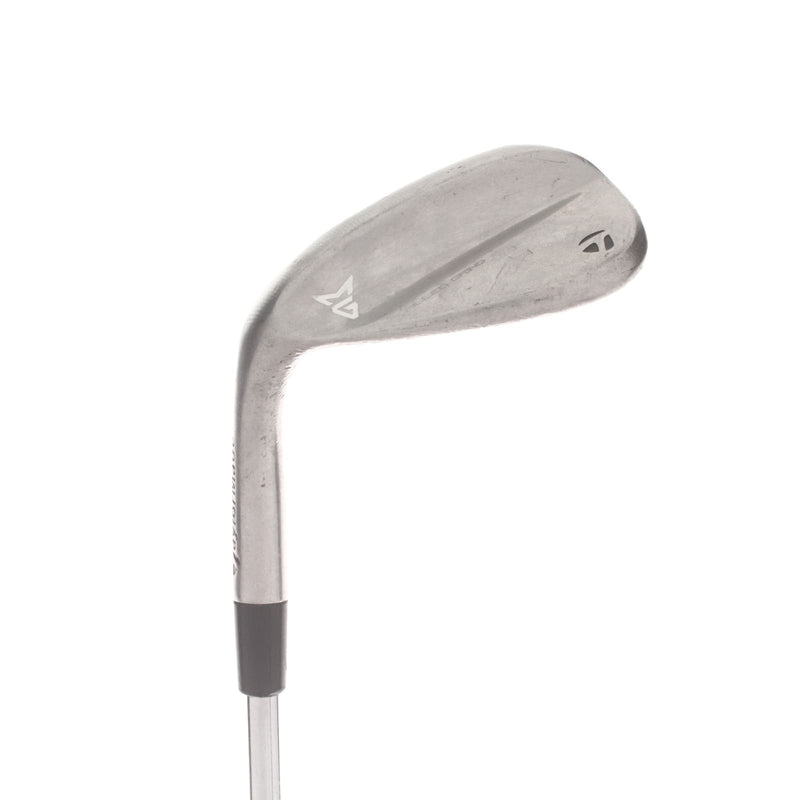 TaylorMade Milled Grind Steel Mens Left Hand Lob Wedge 60* 10 Bounce SB Grind Wedge - KBS