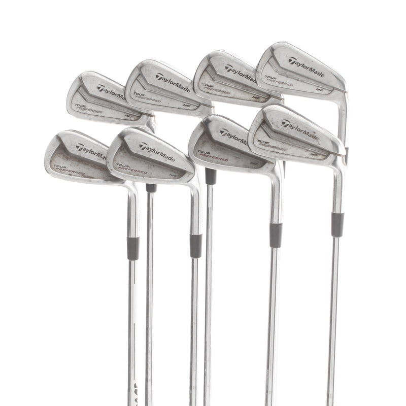 TaylorMade Tour Preferred MC Steel Mens Right Hand Irons 3-PW Stiff - KBS Tour