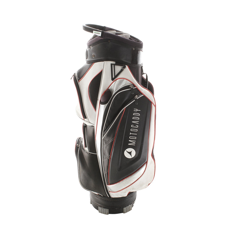 Motocaddy Cart Bag - White/Black/Red