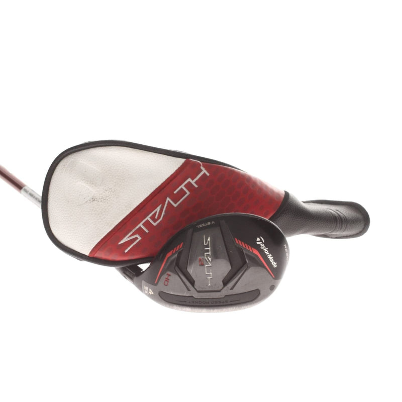 TaylorMade Stealth 2 HD Graphite Mens Right Hand 4 Hybrid 23* Stiff - Fujikura Speeder NX 60-S