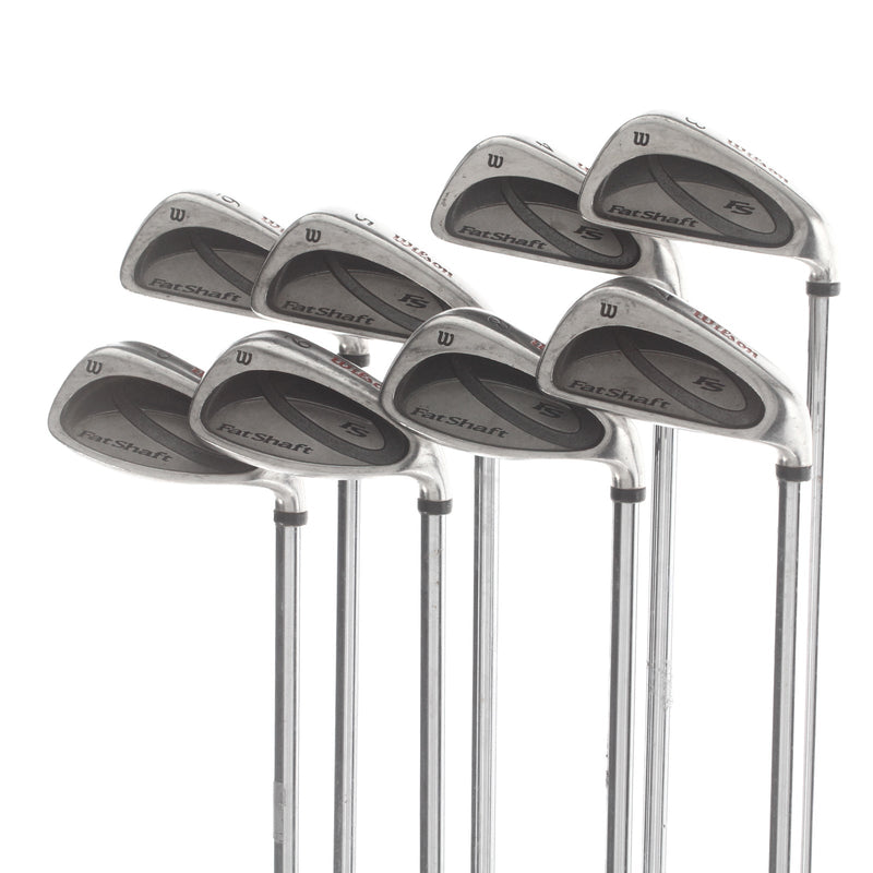 Wilson Fat Shaft Steel Mens Right Hand Irons 3-PW Regular - Wilson Fat Shaft