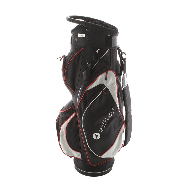 Motocaddy Club Series Cart Bag - Black/Grey/Red