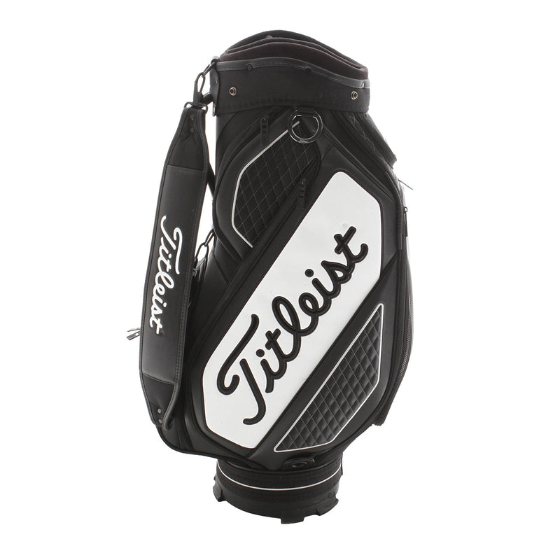 Titleist Tour Staff Cart Bag - Black/White