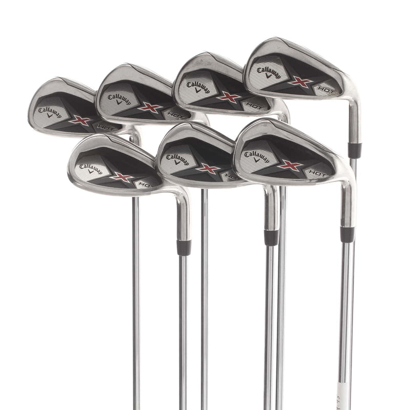 Callaway X Hot Steel Mens Right Hand Irons 5-SW Regular - True Temper XP85