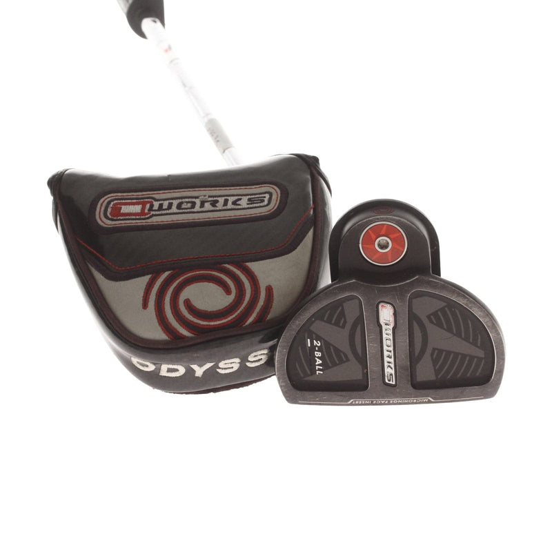 Odyssey OWorks 2-Ball Mens Right Hand Putter 34" Mallet - Stroke Lab