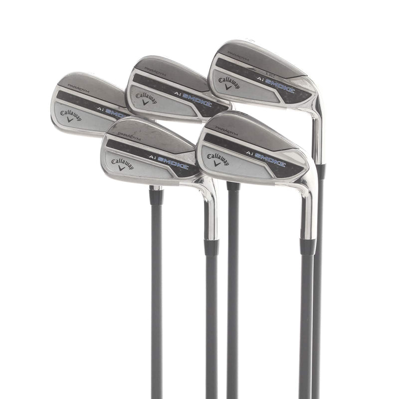 Callaway Paradym Ai-Smoke Graphite Mens Right Hand Irons 6-PW Regular - Cypher Sixty 5.5