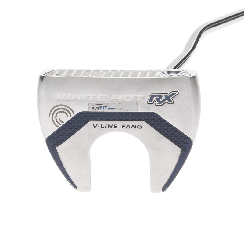 Odyssey White Hot RX V-Line Fang Mens Right Hand Putter 35.5" Mallet - Super Stroke