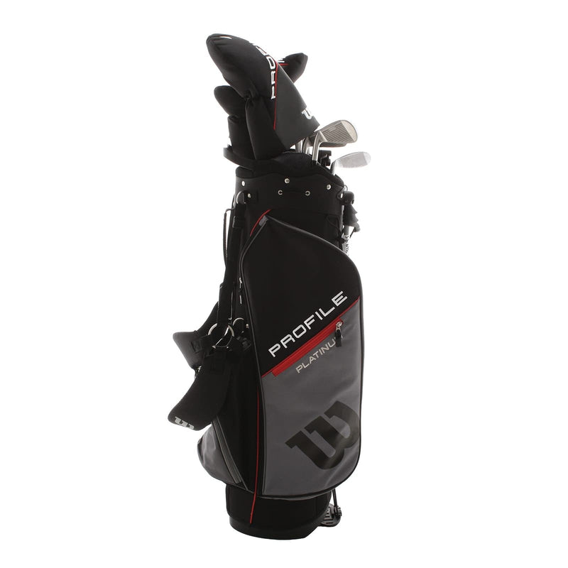 Wilson Profile Platinum Steel/Graphite Mens Right Hand Package Set Regular -