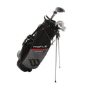 Wilson Profile Platinum Steel/Graphite Mens Right Hand Package Set Regular -