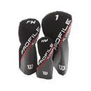 Wilson Profile Platinum Steel/Graphite Mens Right Hand Package Set Regular -