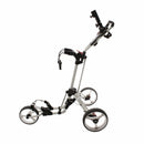 Golf Locker 3-Wheel Push/Pull Trolley - White/Black/Red
