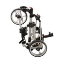 Golf Locker 3-Wheel Push/Pull Trolley - White/Black/Red