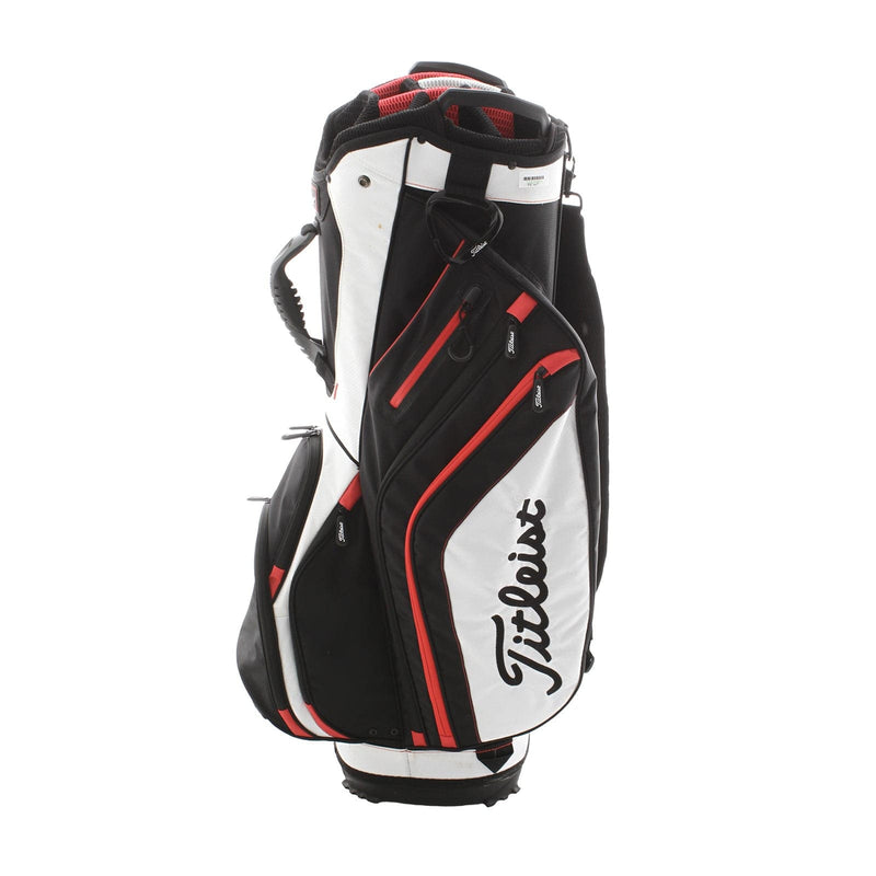 Titleist Cart Bag - Black/White/Red