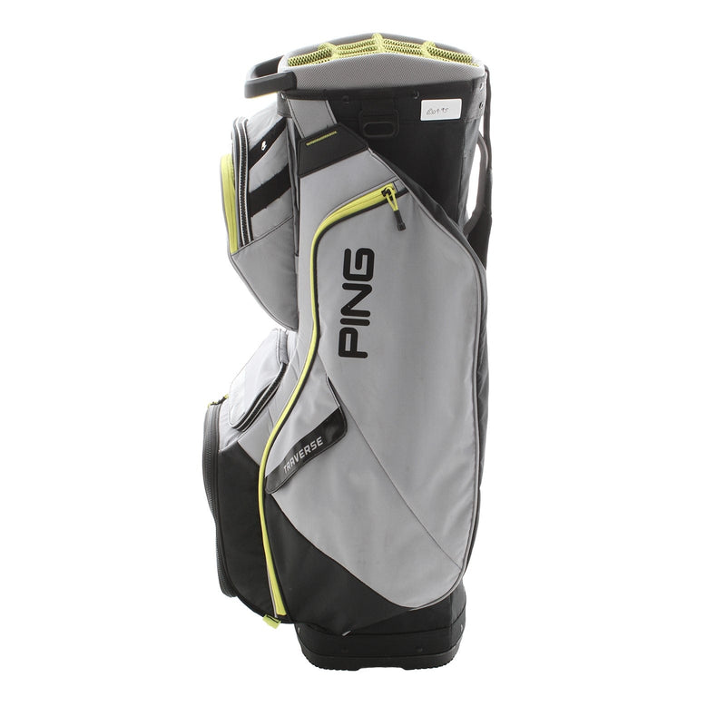 Ping Traverse Cart Bag - Grey/Black/Lime