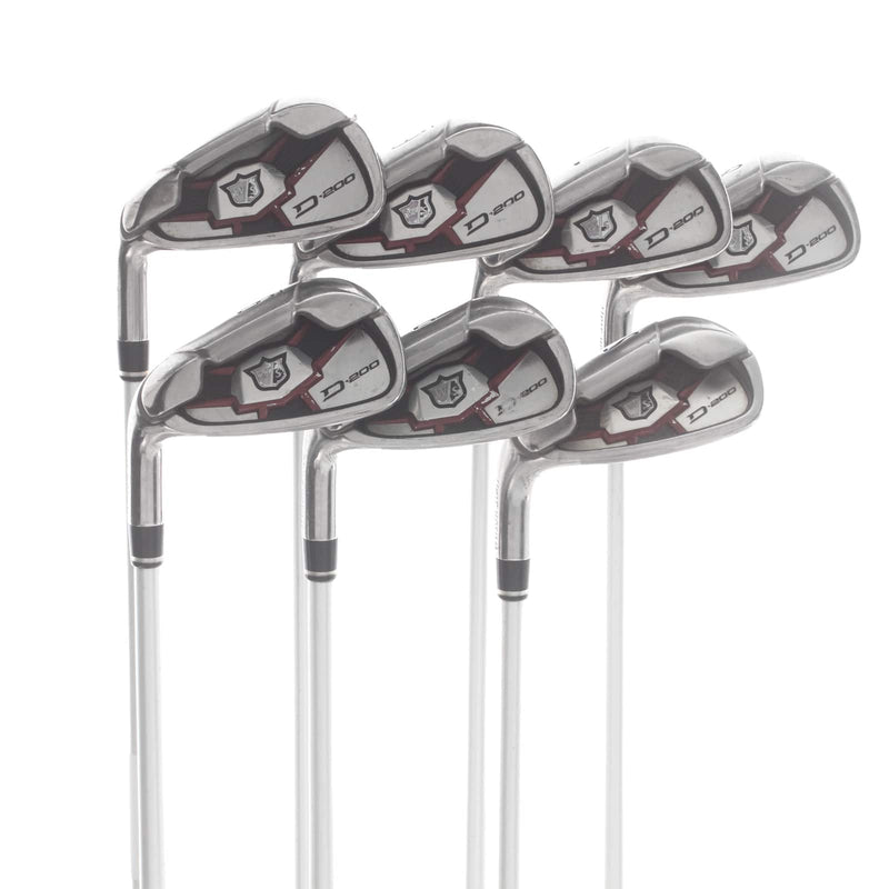 Wilson D-200 Graphite Ladies Left Hand Irons 5-SW Ladies - Wilson SL 50