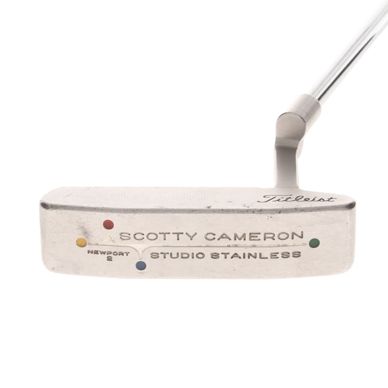 Scotty Cameron Studio Stainless Newport 2 Mens Right Hand Putter 34" Blade - G-Rip Big Wave