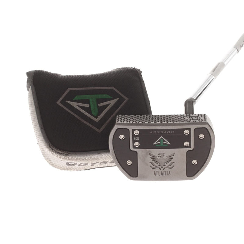 Odyssey Toulon Design Atlanta Mens Right Hand Putter 35" Mid-Mallet Odyssey Stroke Lab - Super Stroke Wrist Lock