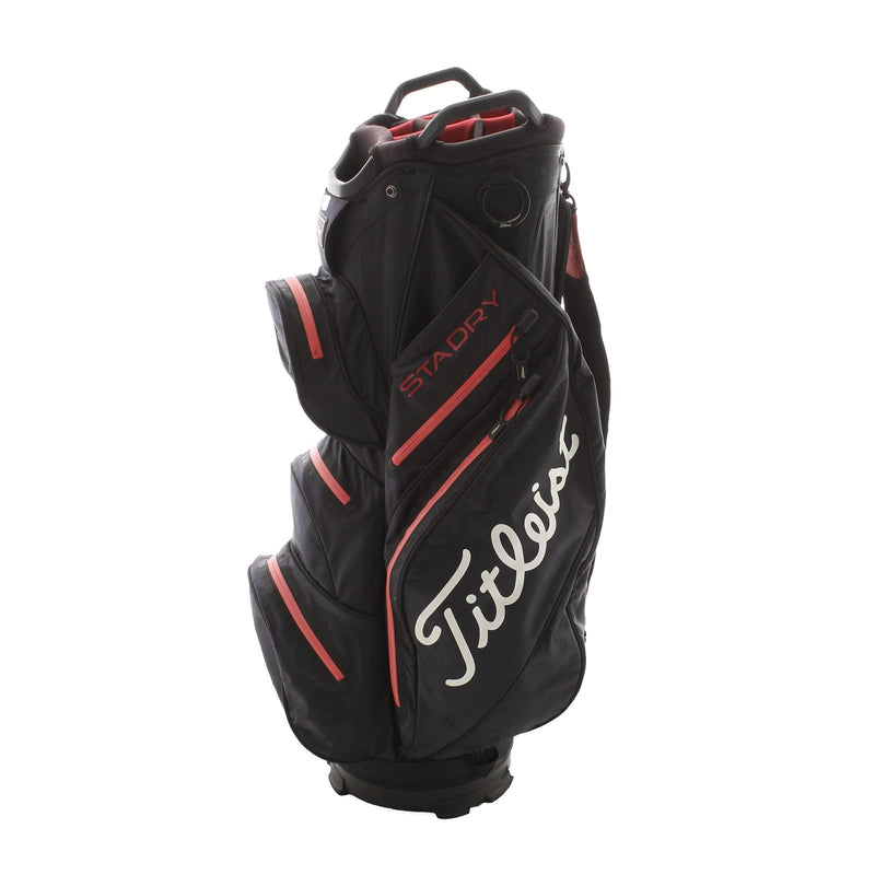 Titleist Stadry Cart 14 Cart Bag - Black/Red