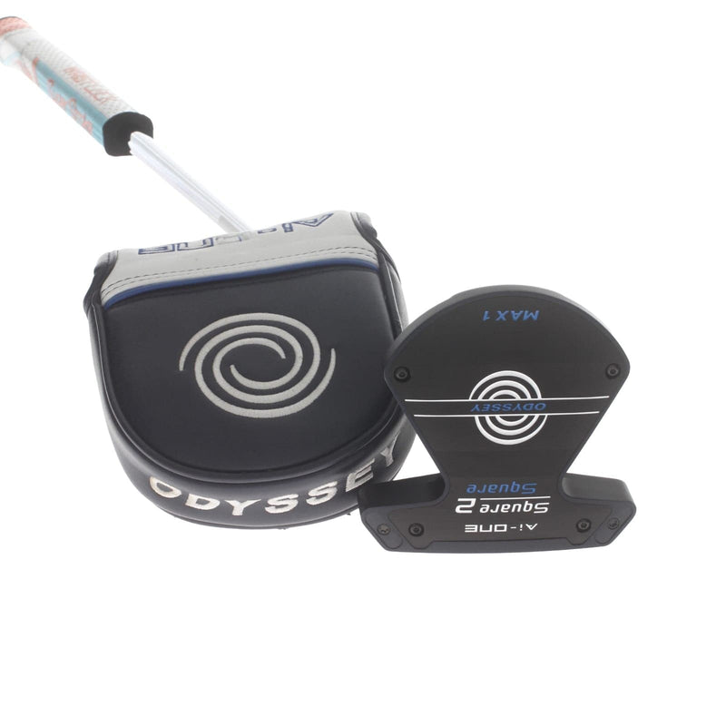 Odyssey Ai-One Square 2 Square Max 1 Mens Right Hand Putter 35" Mallet - Super Stroke Wrist Lock