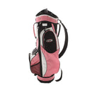 Golf Girl Cart Bag - Pink/Black/Silver