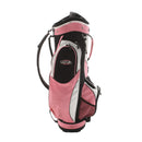 Golf Girl Cart Bag - Pink/Black/Silver
