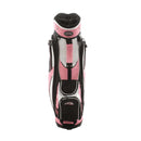 Golf Girl Cart Bag - Pink/Black/Silver