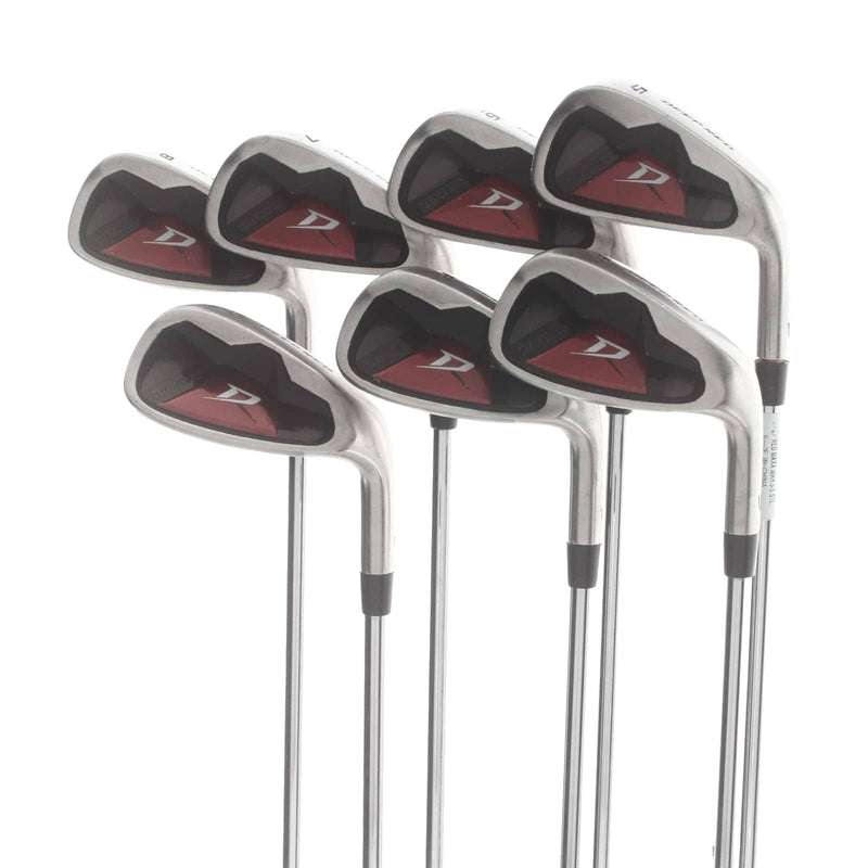 Wilson Deep Red Maxx Steel Mens Right Hand Irons 5-SW Uniflex - Wilson