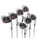 Wilson Deep Red Maxx Steel Mens Right Hand Irons 5-SW Uniflex - Wilson