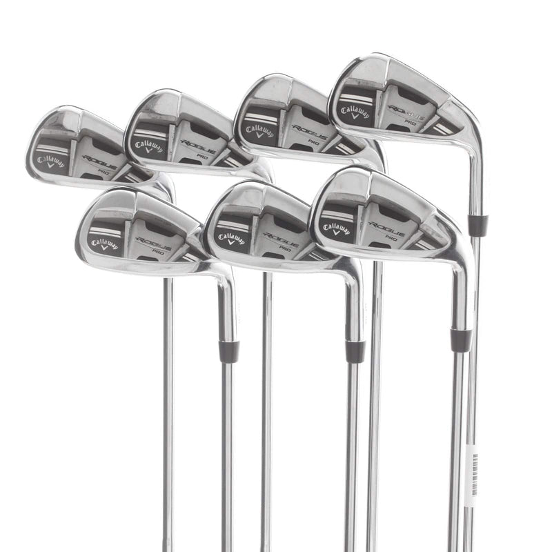 Callaway Rogue Pro CF18 Steel Mens Right Hand Irons 4-PW Stiff - True Temper Dynamic Gold S300