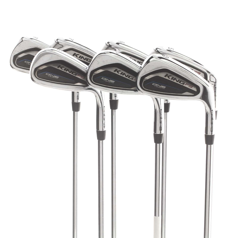 Cobra F9 One Length Steel Mens Right Hand Irons 5-GW Regular - Cobra