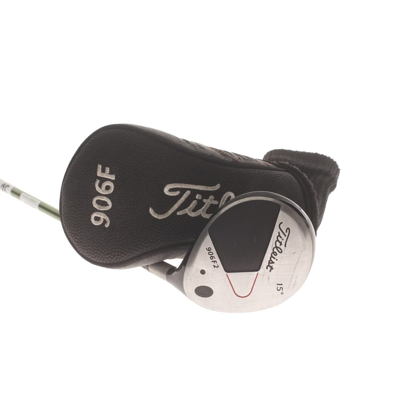 Titleist 906F2 Graphite Mens Right Hand Fairway 3 Wood 15* Regular - Aldila NV 75-R