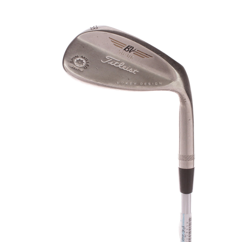 Titleist Vokey SM4 Oil Can Steel Mens Right Hand Lob Wedge 58 Degree 6 Bounce Wedge - BV Design
