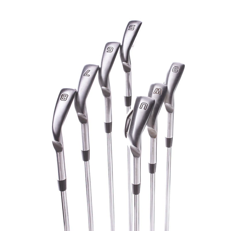 Ping G410 Steel Men's Right Irons 5-UW Black Dot Regular - Ping AWT 2.0 R Nippon