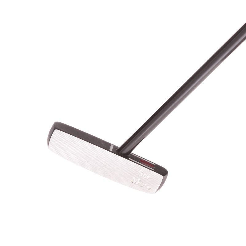 SeeMore SS303 FGP Mallet Men's Right Putter 33 Inches - Lamkin Deep Etched