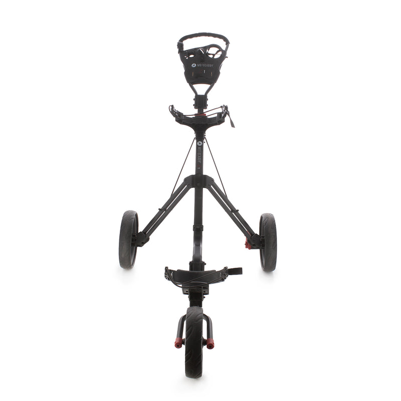 Motocaddy Z1 3-Wheel Push Trolley - Black Red