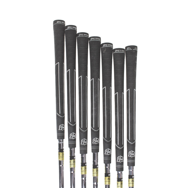 Wilson Staff D100 Steel Mens Right Hand Irons 5-SW Standard Uniflex - True Temper