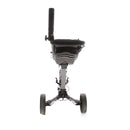 Axglo Tri-360 3-Wheel Push Trolley - Black/Blue