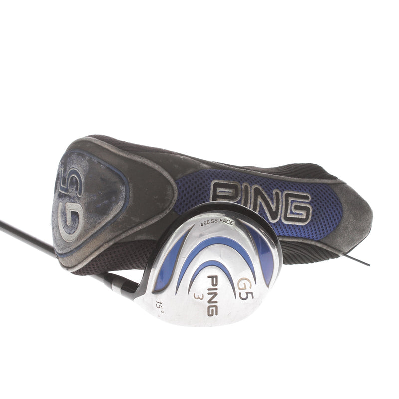 Ping G5 Graphite Mens Right Hand Fairway 3 Wood 15* Regular - Ping TFC 100 F