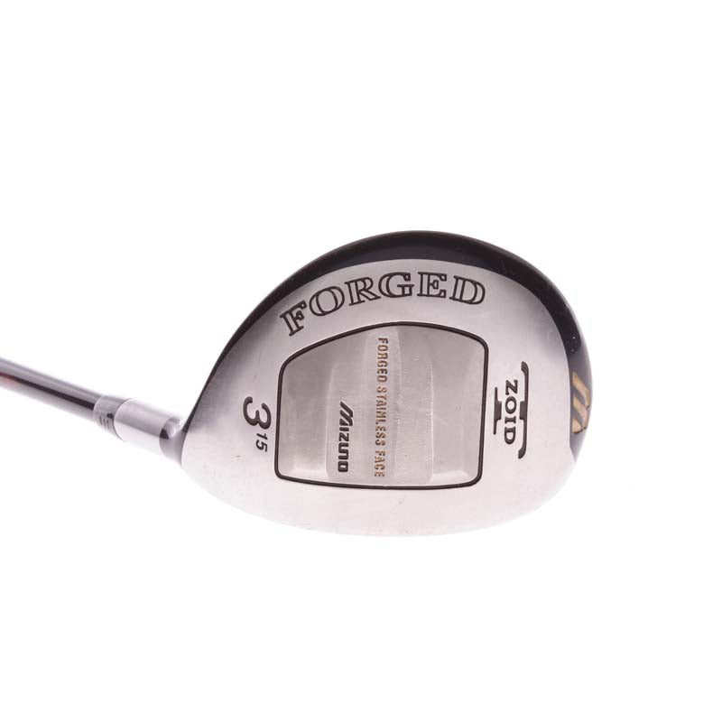 Mizuno T Zoid Forged Graphite Mens Right Hand Fairway 3 Wood 15 Degree Stiff - Accel Arc
